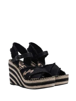 SANDALO DONNA - REPLAY NERO - RP4G0044T