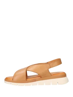 SANDALO DONNA - RIPOSELLA CUOIO - BRUNA E WC00BX