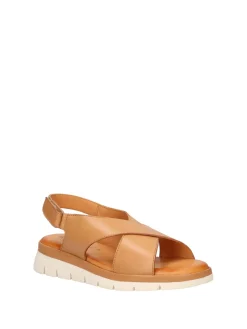 SANDALO DONNA - RIPOSELLA CUOIO - BRUNA E WC00BX