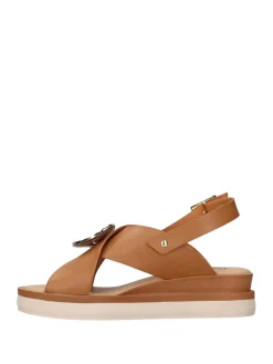 SANDALO DONNA - RIPOSELLA CUOIO - MARIA E WC00BX
