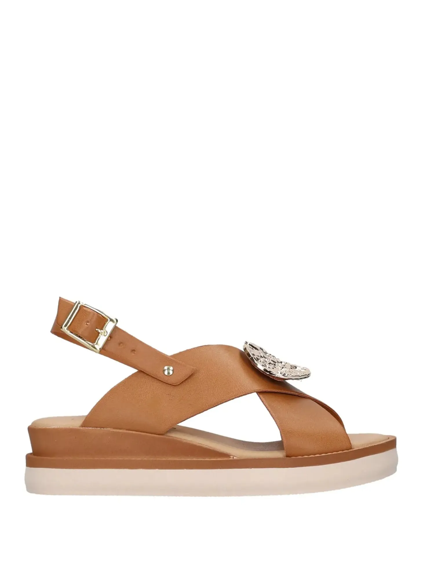 SANDALO DONNA - RIPOSELLA CUOIO - MARIA E WC00BX