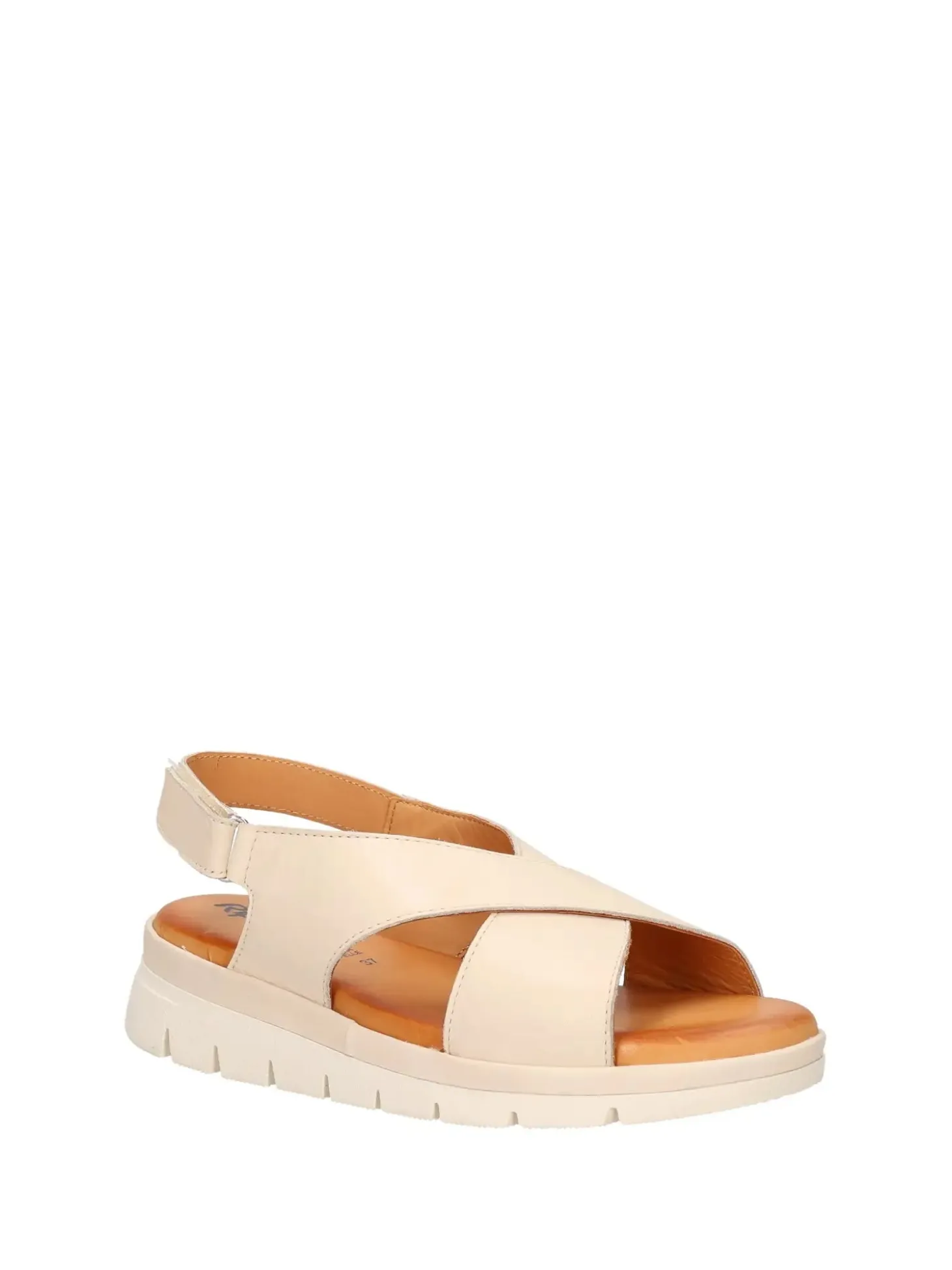 SANDALO DONNA - RIPOSELLA PANNA - BRUNA E WC00BX