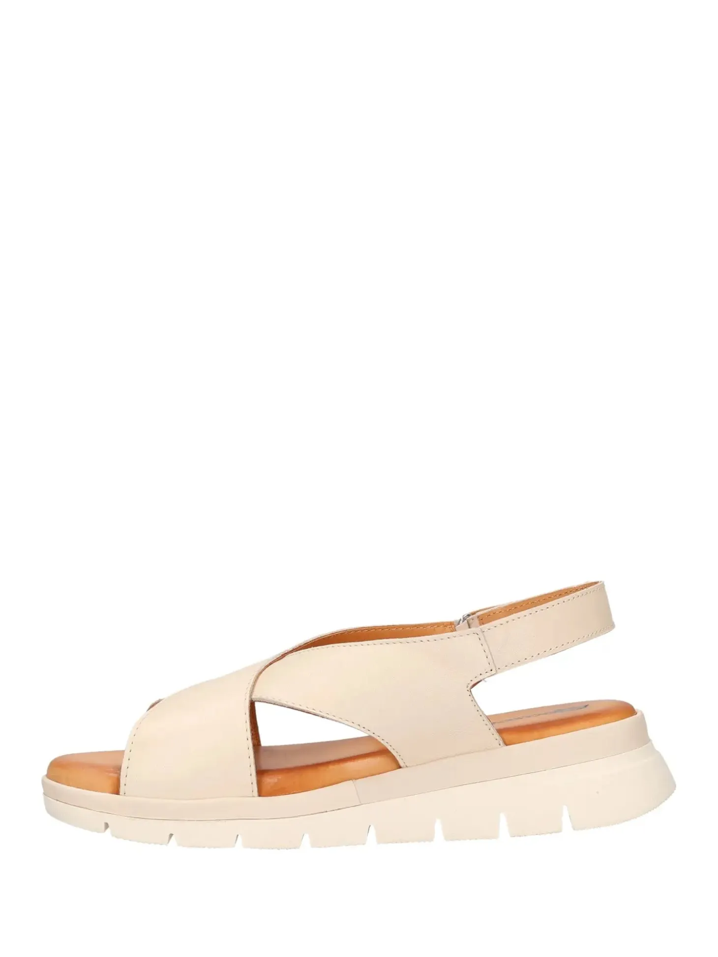 SANDALO DONNA - RIPOSELLA PANNA - BRUNA E WC00BX