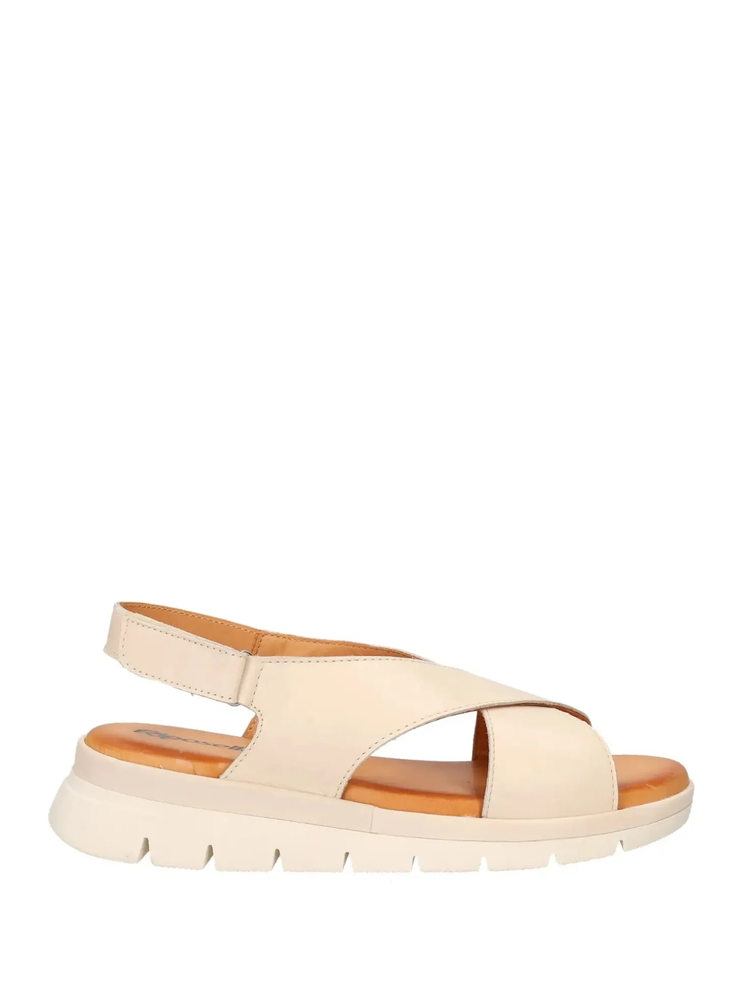 SANDALO DONNA - RIPOSELLA PANNA - BRUNA E WC00BX