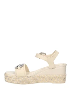 SANDALO DONNA - SARA LOPEZ CREMA - SL51SA 301P