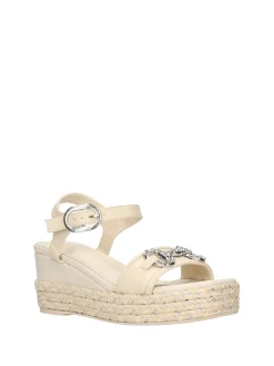 SANDALO DONNA - SARA LOPEZ CREMA - SL51SA 301P