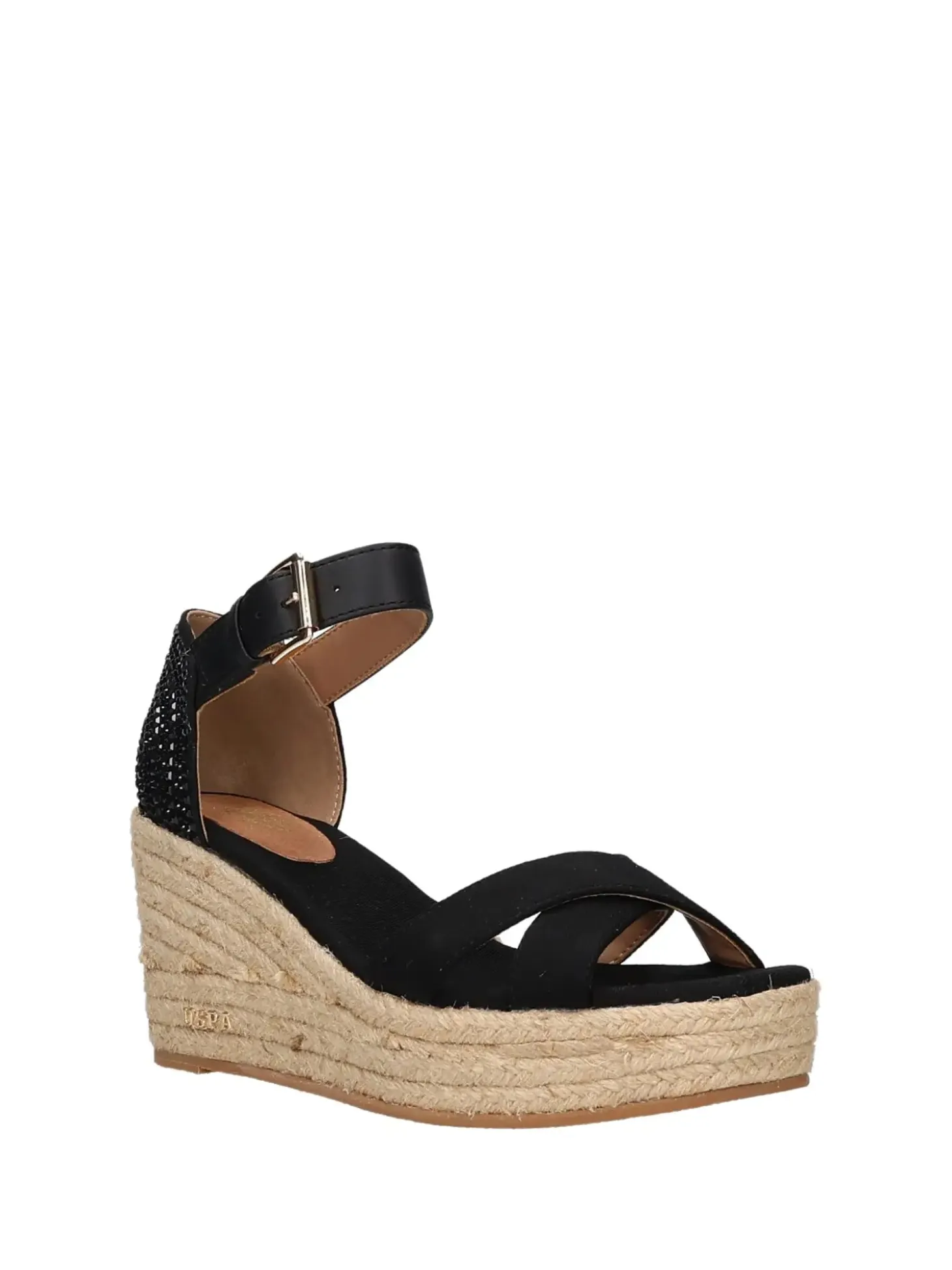 SANDALO DONNA - US POLO ASSN. NERO - ALYSSA025W/6C1