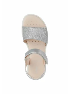 SANDALO RAGAZZA - GEOX ARGENTO - J256EB 0NFEW
