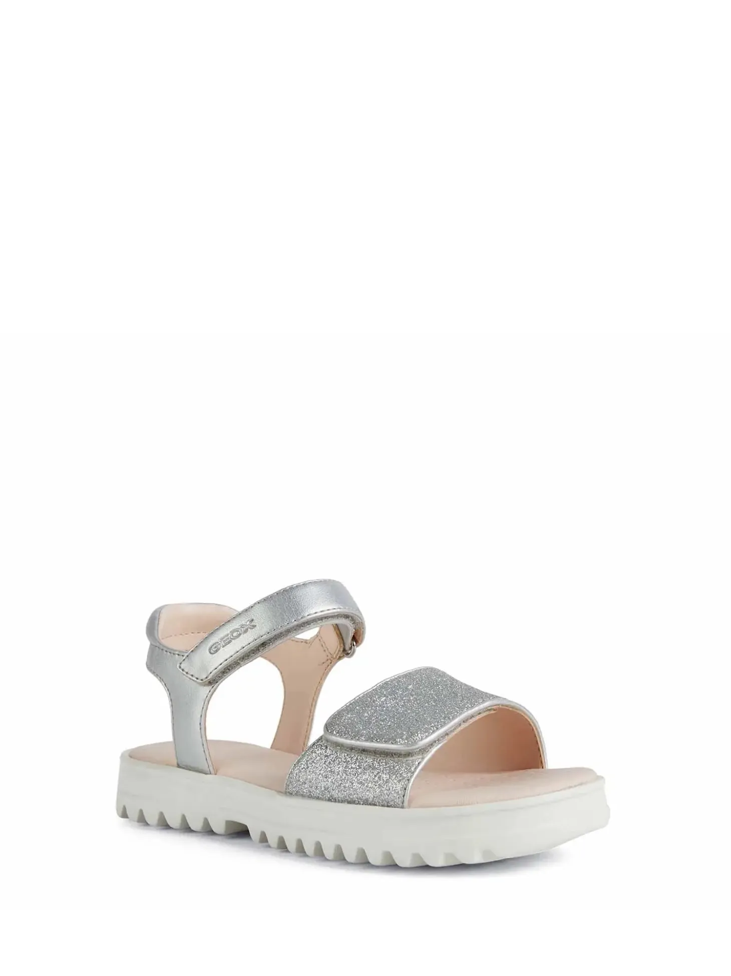 SANDALO RAGAZZA - GEOX ARGENTO - J256EB 0NFEW