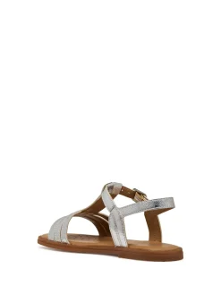 SANDALO RAGAZZA - GEOX ARGENTO - J6535B 000BN