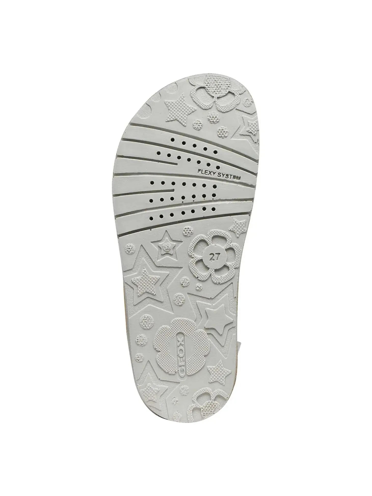 SANDALO RAGAZZA - GEOX BIANCO-ARGENTO - J55EAE 0BCEW