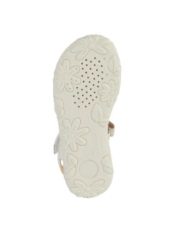 SANDALO RAGAZZA - GEOX BIANCO-ARGENTO - J458ZD 000NF