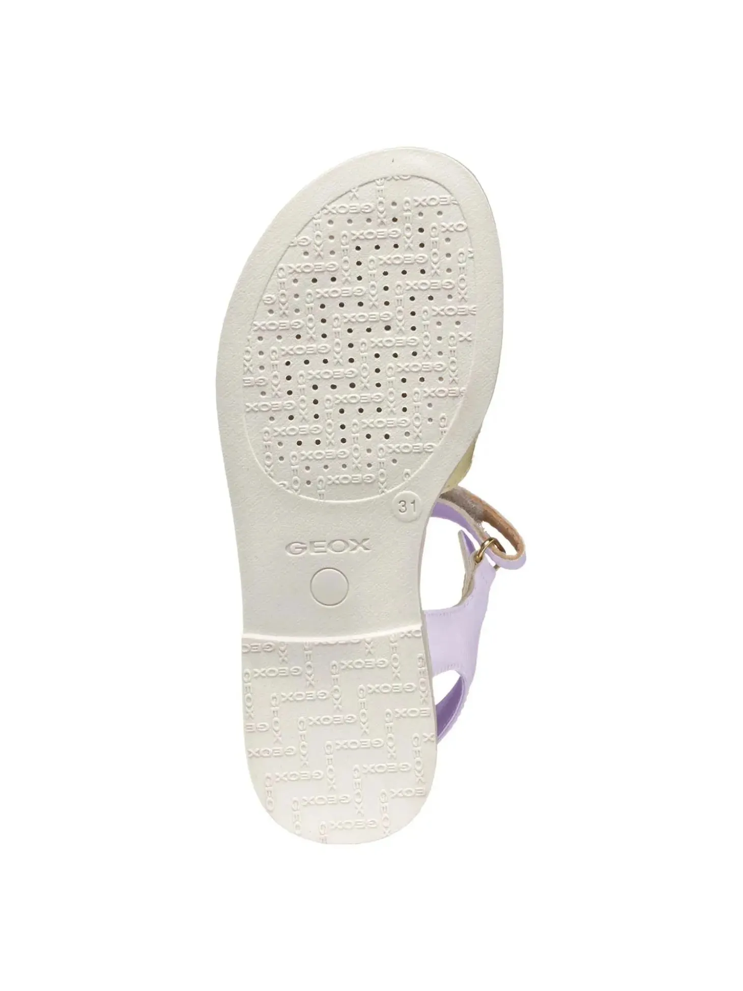 SANDALO RAGAZZA - GEOX BIANCO-LILLA - J5235D 000BC