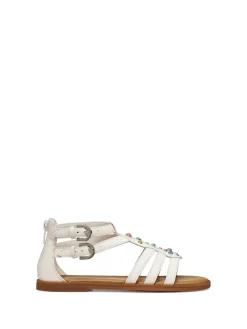 SANDALO RAGAZZA - GEOX BIANCO-MULTI - J6535D 000BC