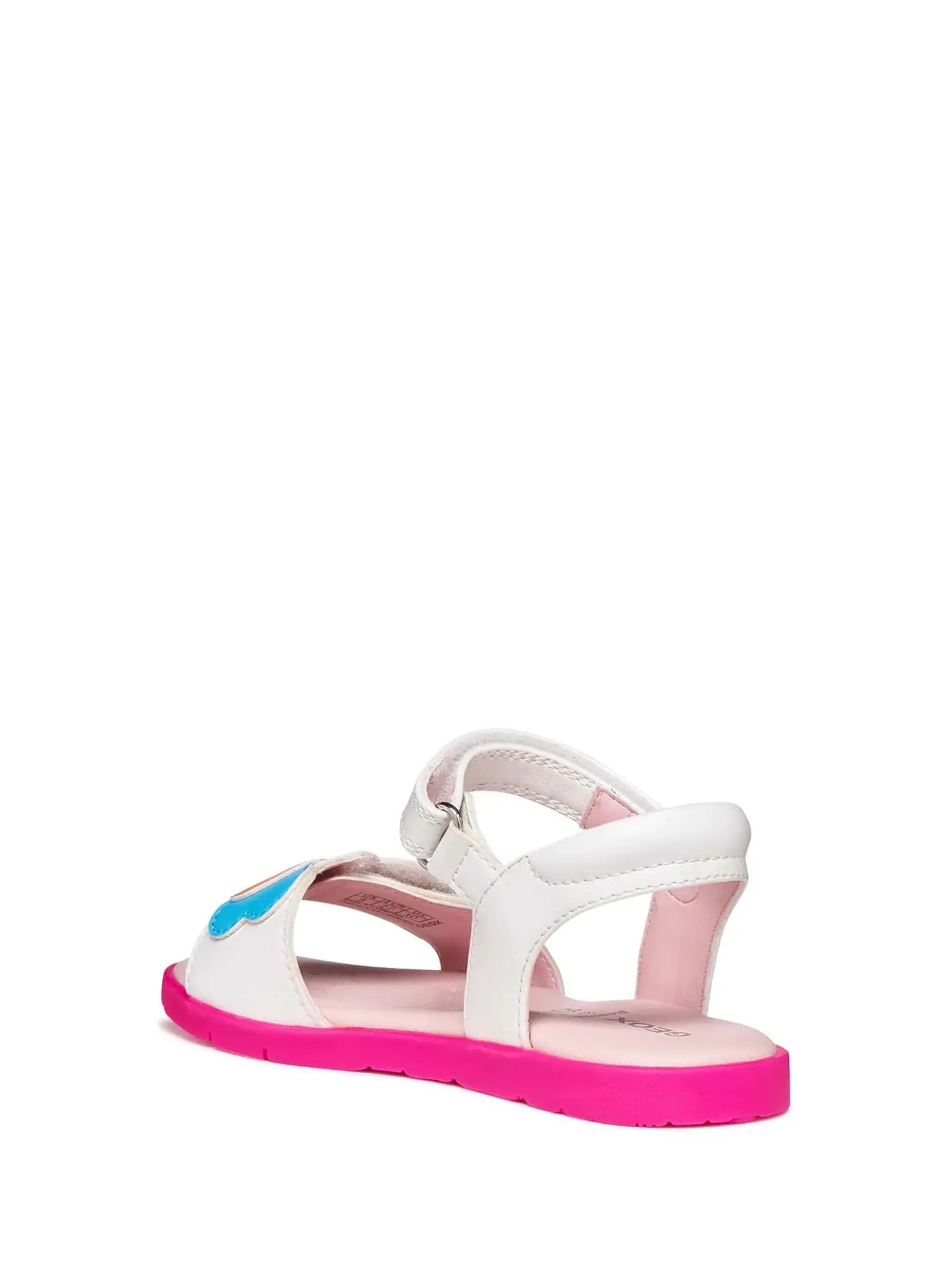SANDALO RAGAZZA - GEOX BIANCO-MULTI - J65P1D 000BC