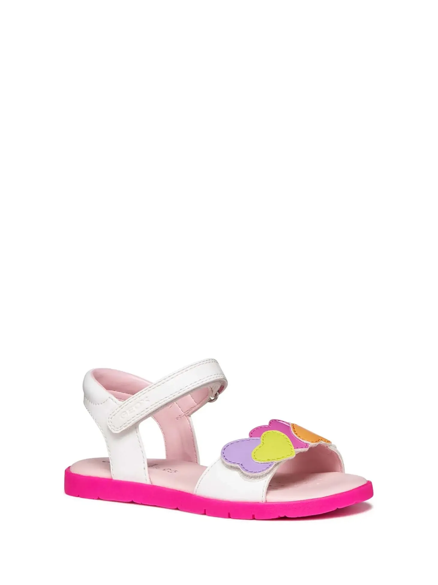 SANDALO RAGAZZA - GEOX BIANCO-MULTI - J65P1D 000BC