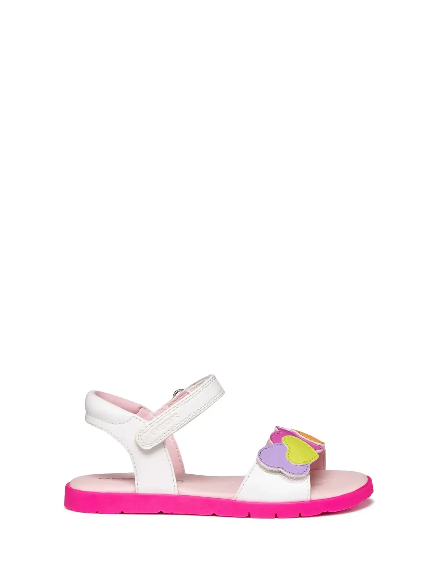 SANDALO RAGAZZA - GEOX BIANCO-MULTI - J65P1D 000BC