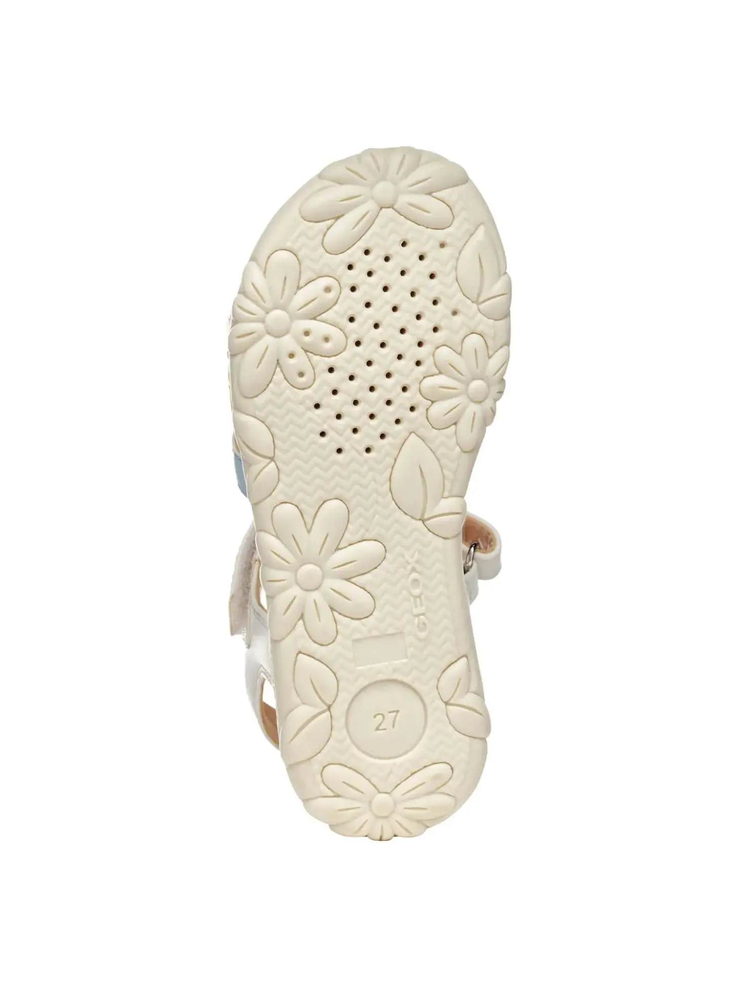 SANDALO RAGAZZA - GEOX BIANCO-MULTI - J458ZD 000BC