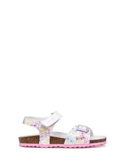 SANDALO RAGAZZA - GEOX BIANCO-ROSA - J158MC 000FC