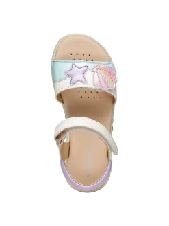 SANDALO RAGAZZA - GEOX BIANCO-ROSA - J658ZB 05402
