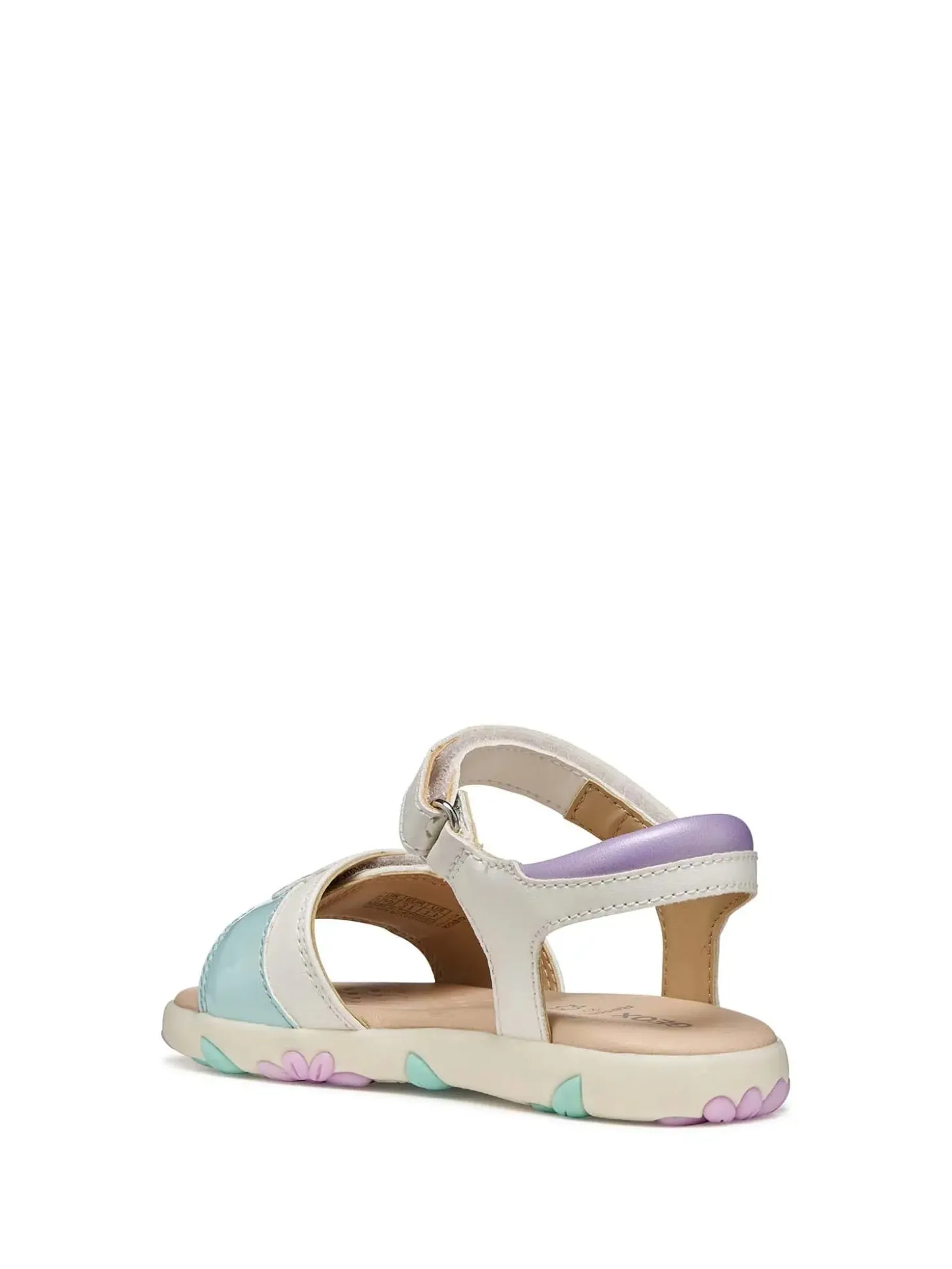 SANDALO RAGAZZA - GEOX BIANCO-ROSA - J658ZB 05402