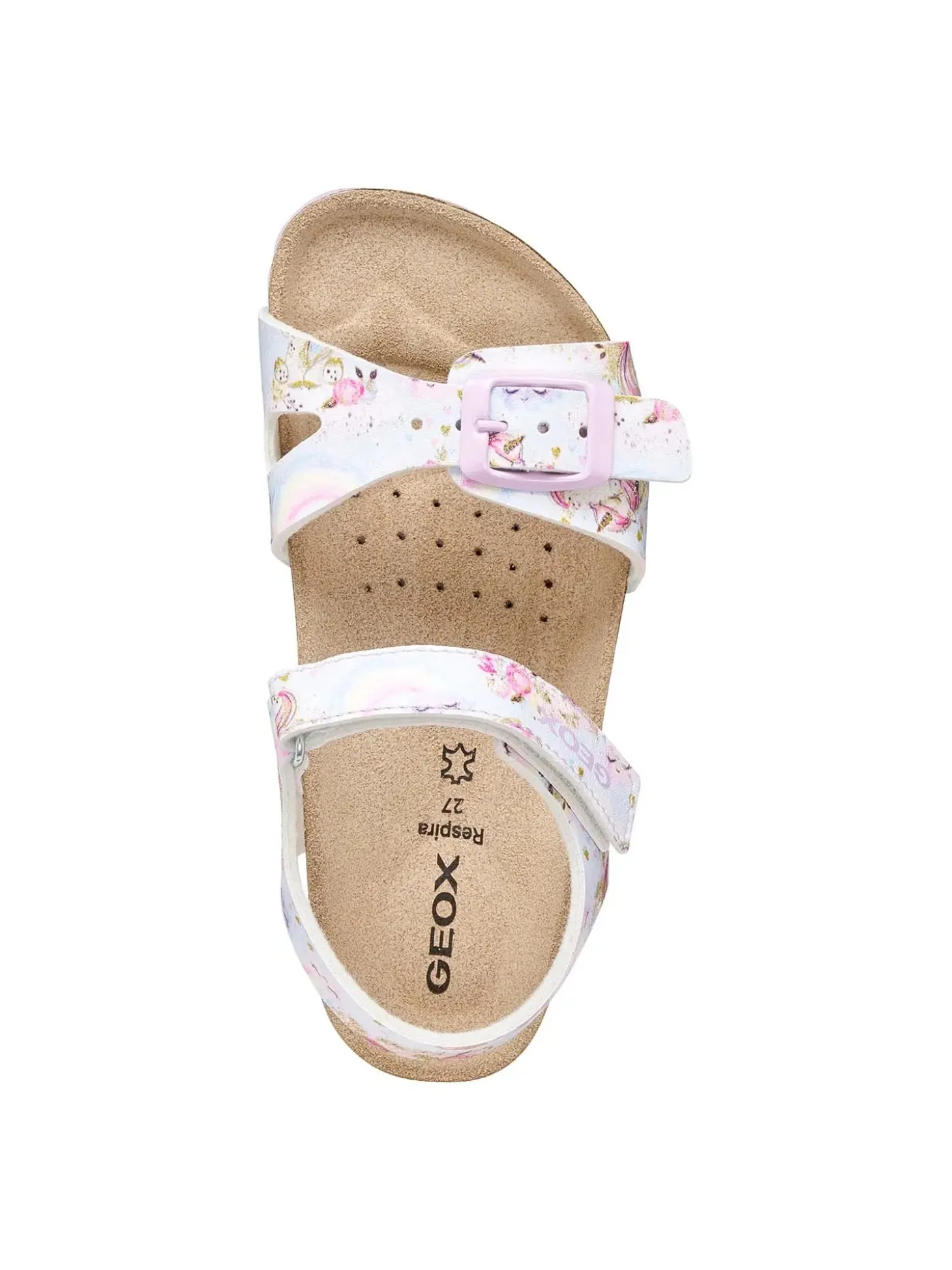 SANDALO RAGAZZA - GEOX ROSA - J028MC 00004