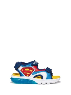 SANDALO RAGAZZO - GEOX BLU-ROSSO - J65MXC 01454