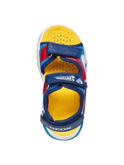 SANDALO RAGAZZO - GEOX BLU-ROSSO - J65MXC 01454