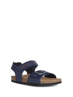 SANDALO RAGAZZO - GEOX NAVY-ROSSO - J028LB 00054