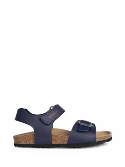 SANDALO RAGAZZO - GEOX NAVY-ROSSO - J028LB 00054