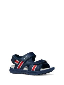 SANDALO RAGAZZO - GEOX NAVY-ROSSO - J555XB 01454