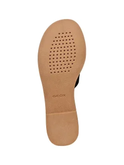 SCALZATO DONNA - GEOX NERO-CAMEL - D65YMP 0001J