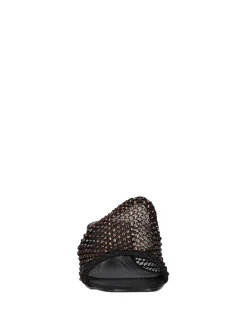 SCALZATO DONNA - NINI NERO-ORO - SS25148
