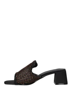 SCALZATO DONNA - NINI NERO-ORO - SS25148