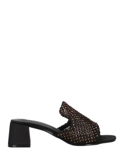 SCALZATO DONNA - NINI NERO-ORO - SS25148