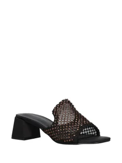 SCALZATO DONNA - NINI NERO-ORO - SS25148