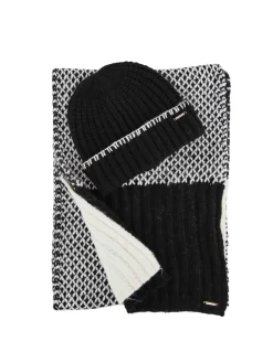 SCIARPA + CAPPELLO DONNA - GAUDI NERO - V6AI-13179