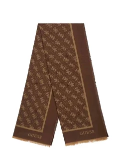 SCIARPA DONNA - GUESS MARRONE - AW5529 VIS03