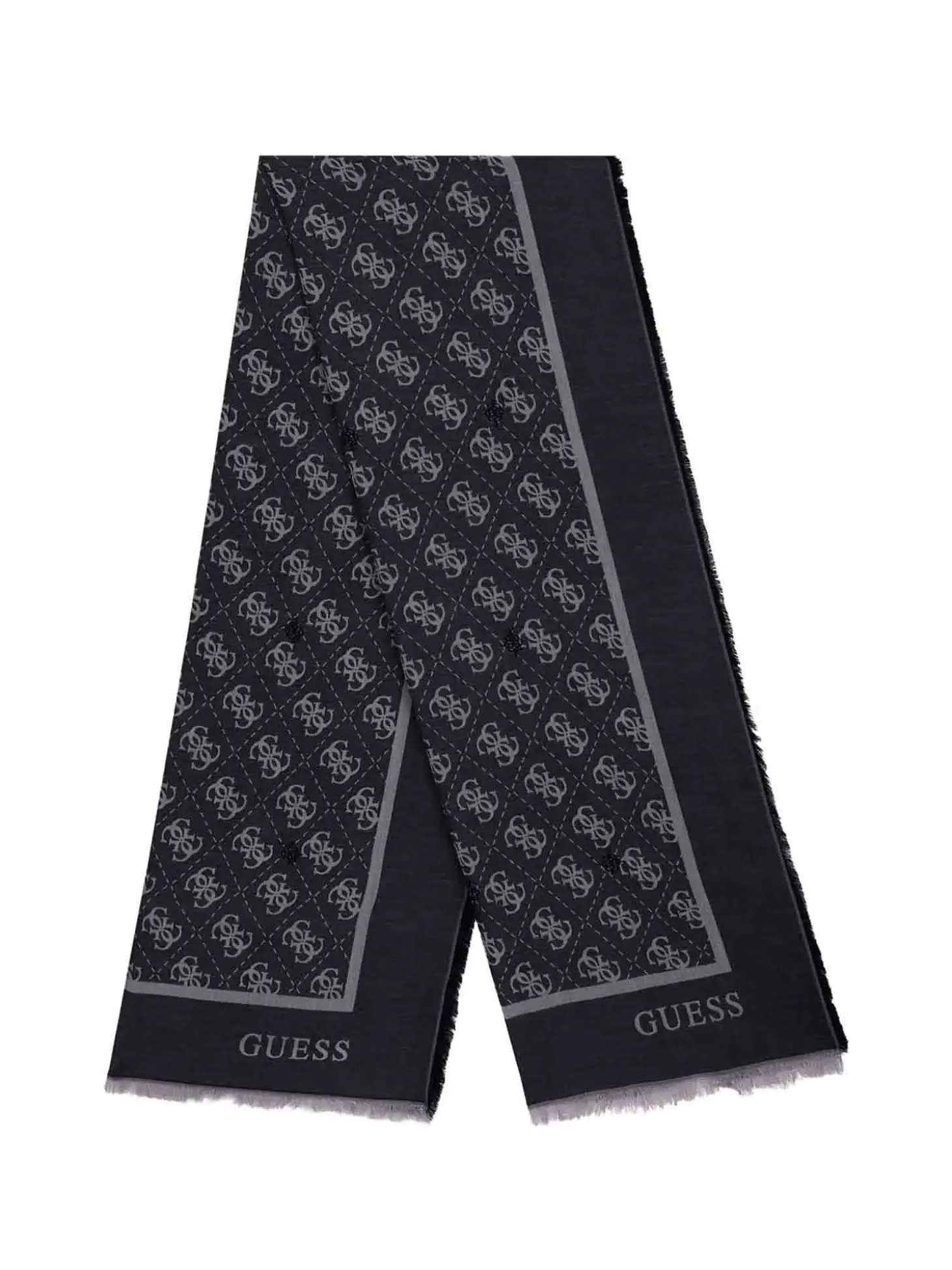 SCIARPA DONNA - GUESS NERO - AW5529 VIS03