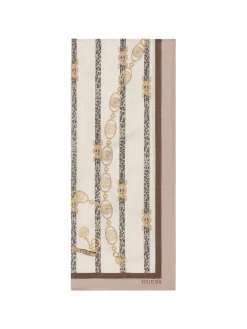 SCIARPA DONNA - GUESS TAUPE - AW5532 VIS03