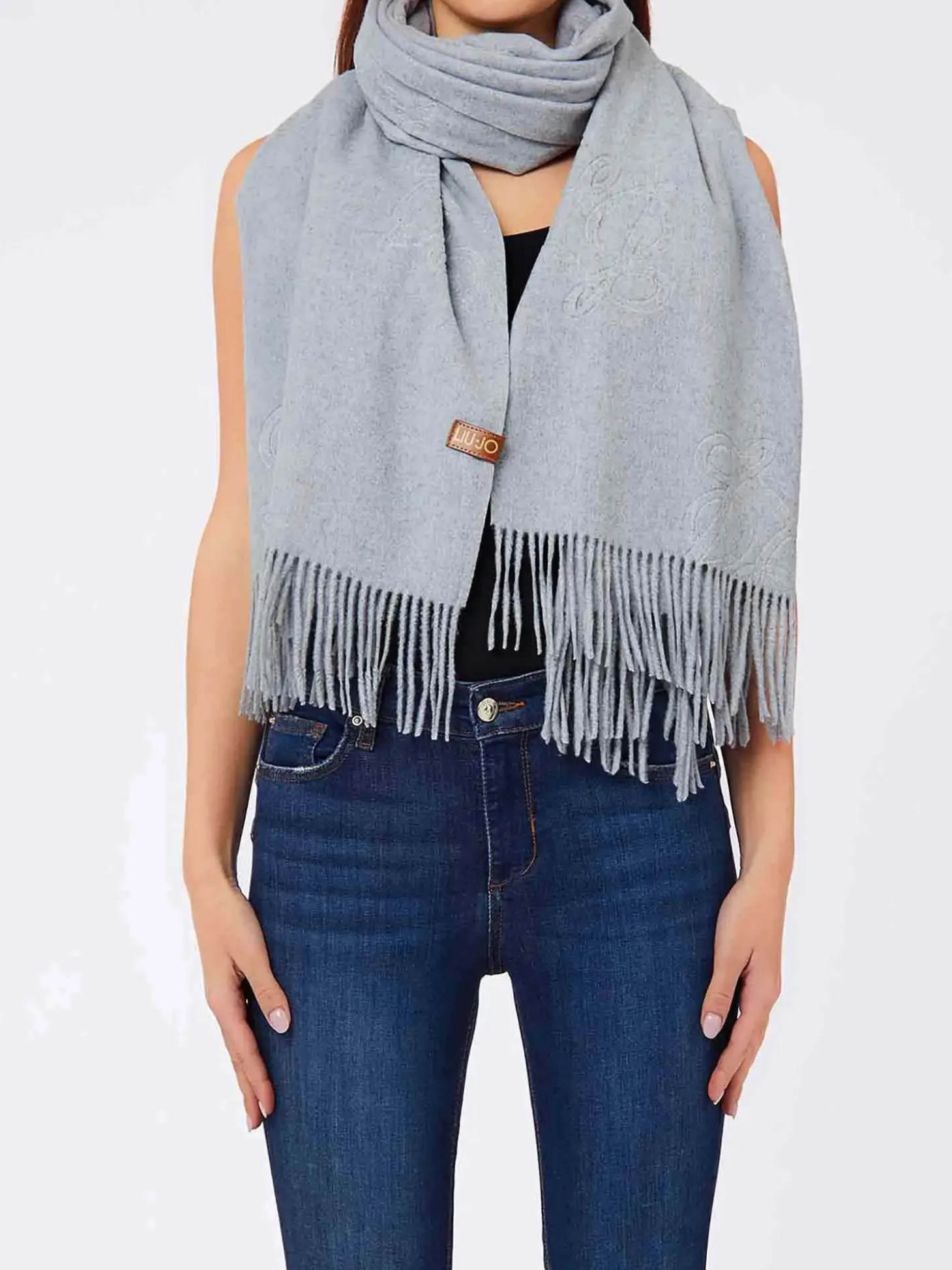 SCIARPA DONNA - LIU-JO GRIGIO - 2F6033T0300