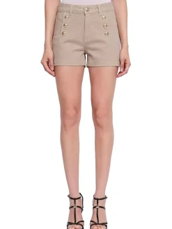 SHORT DONNA - GAUDI JEANS KAKI - 611BD25044