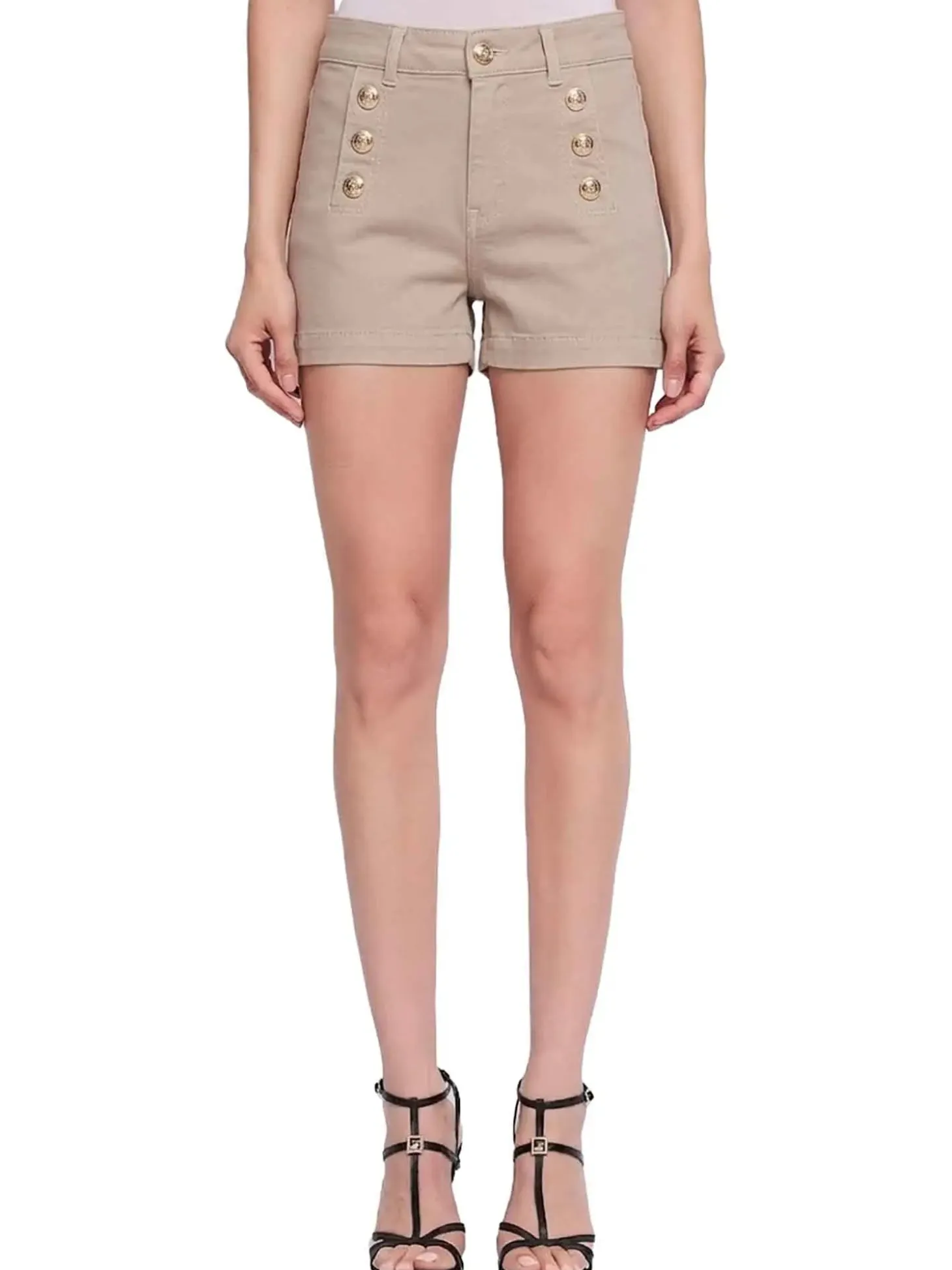 SHORT DONNA - GAUDI JEANS KAKI - 611BD25044