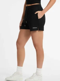 SHORT DONNA - GUESS JEANS NERO - W5GD0O K68I4