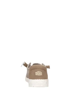 SLIP ON DONNA - HEY DUDE BEIGE - HD.41878