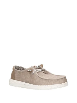 SLIP ON DONNA - HEY DUDE BEIGE - HD.41878