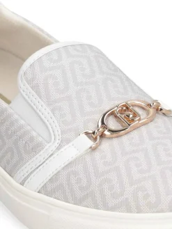 SLIP ON DONNA - LIU-JO BIANCO-AZZURRO - BA6061EX339