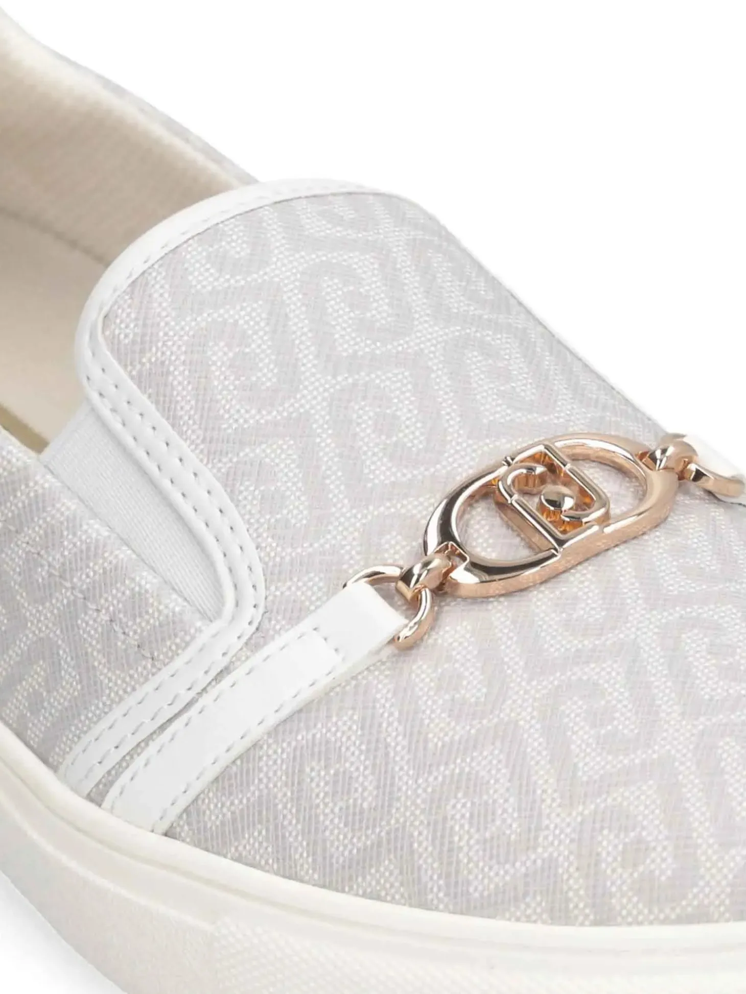 SLIP ON DONNA - LIU-JO BIANCO-AZZURRO - BA6061EX339