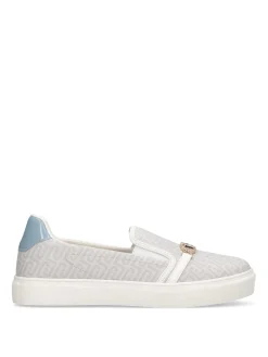 SLIP ON DONNA - LIU-JO BIANCO-AZZURRO - BA6061EX339