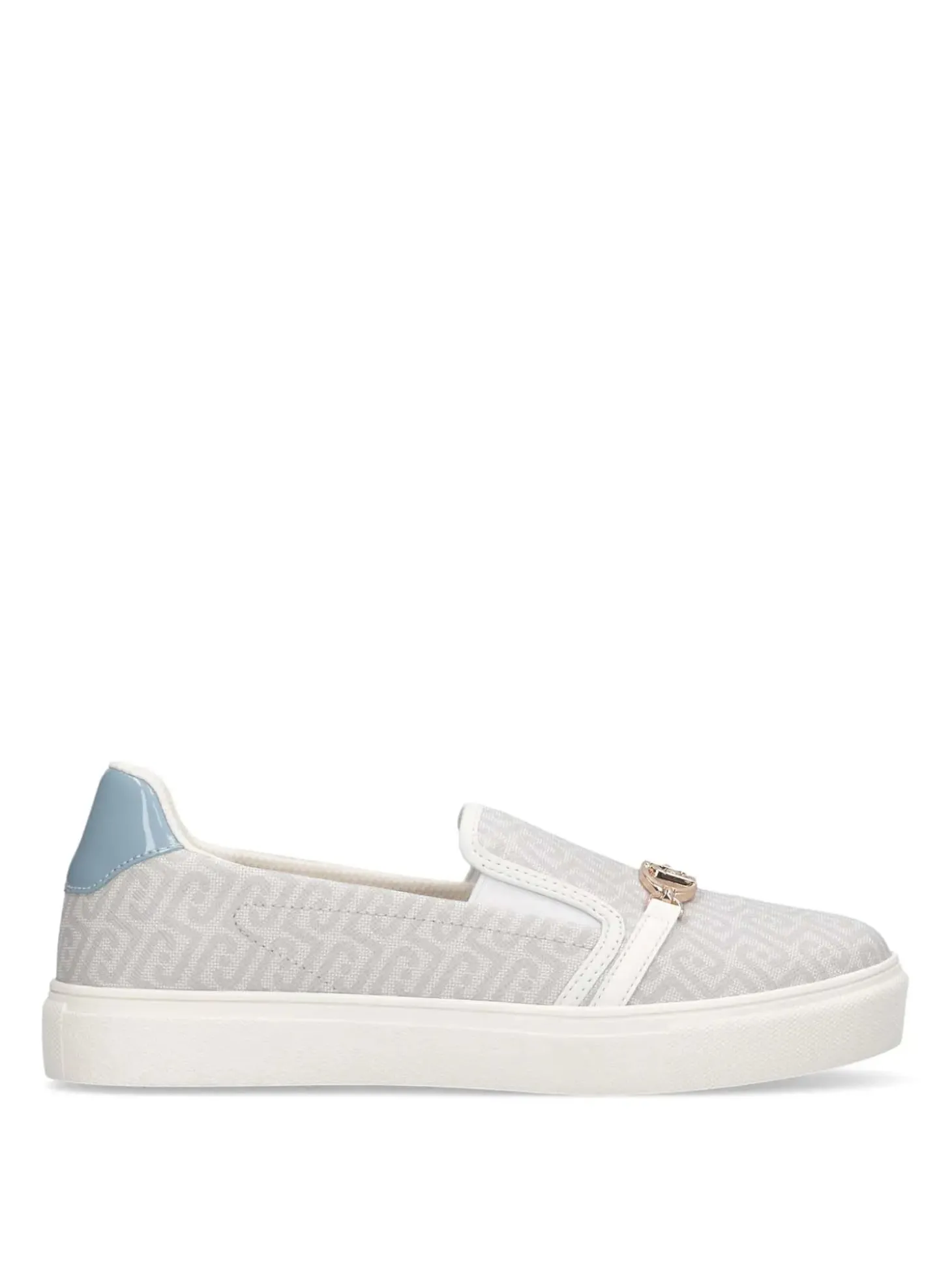 SLIP ON DONNA - LIU-JO BIANCO-AZZURRO - BA6061EX339